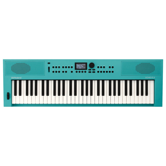 Teclado de creación musical, color Turquesa, más de 1000 tonos, secuenciador de acordes y acompañamientos  ROLAND  GOKEYS3-TQ