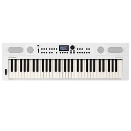 Teclado de creación musical, color Blanco, más de 1000 tonos, secuenciador de acordes y acompañamientos  ROLAND  GOKEYS5-WH - Hergui Musical