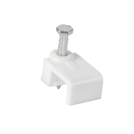 BOLSA CON 20 GRAPAS BLANCAS DE 5 X 8.5mm PARA CABLE PLANO    TRUPER     GPL-8B - Hergui Musical