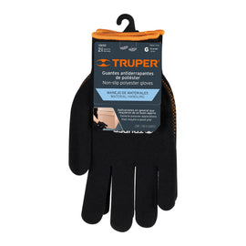 Guantes de poliéster con puntos de pvc en palma, g, truper   GU-443 - Hergui Musical