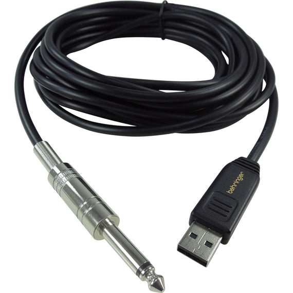 Cable de interfaz de guitarra a USB, conector jack mono de 1/4