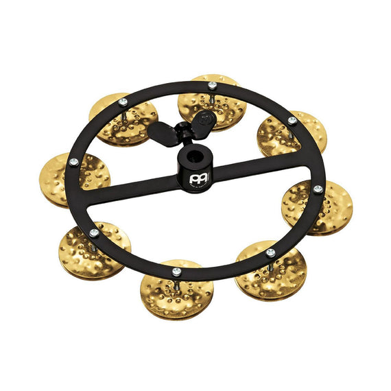 PANDERO MEINL PARA BATERÍA, 1 FILA DR CRÓTALOS DE LATÓN MARTILLADO, DIÁMETRO: 5