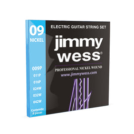JGO DE CUERDAS ELECTRICA JIMMY WESS WN1009 - Hergui Musical