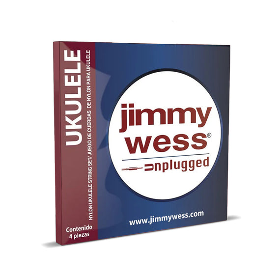 JGO. DE CUERDAS PARA UKULELE NYLON  JIMMY WESS   JWUK-450 - Hergui Musical