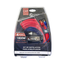 KIT DE INSTALACIÓN CAL. 4  KRACK  KAK-CXP-4 - Hergui Musical