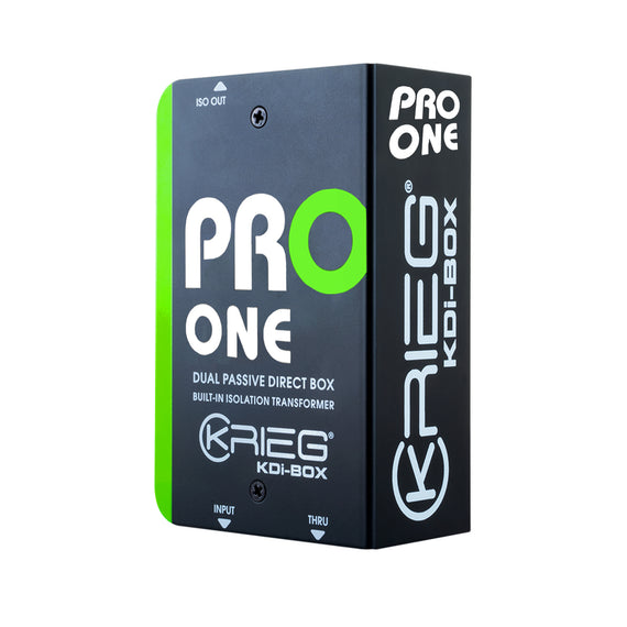 Caja directa Pasiva Krieg, KDi-Box PRO-ONE, 1x1   980335 - Hergui Musical