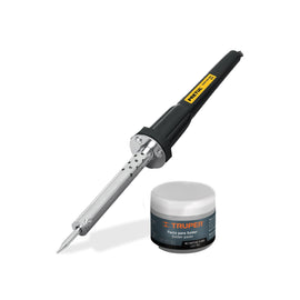 Jgo. de Cautín Pretul CAU-30P2 y Grasa para soldar TRUPER PASO-60   KIT-CAU-30P2+PASO-60 - Hergui Musical