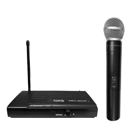SISTEMA DE MIRÓFONO INLAMBRICO DOBLE   KRACK   KMIC-68UHF - Hergui Musical