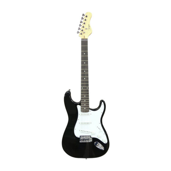 Guitarra eléctrica 22 trastes, Negro, incluye funda  SMIGER   L-G1-ST-BK - Hergui Musical