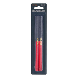 Blíster con 2 lápices 18 cm bicolor gruesos para carpintero  TRUPER  LAP-18B - Hergui Musical