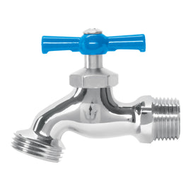 Llave para manguera, cromada, 130 gr, entrada 1/2"     Foset     LLJ-130C (49084) - Hergui Musical