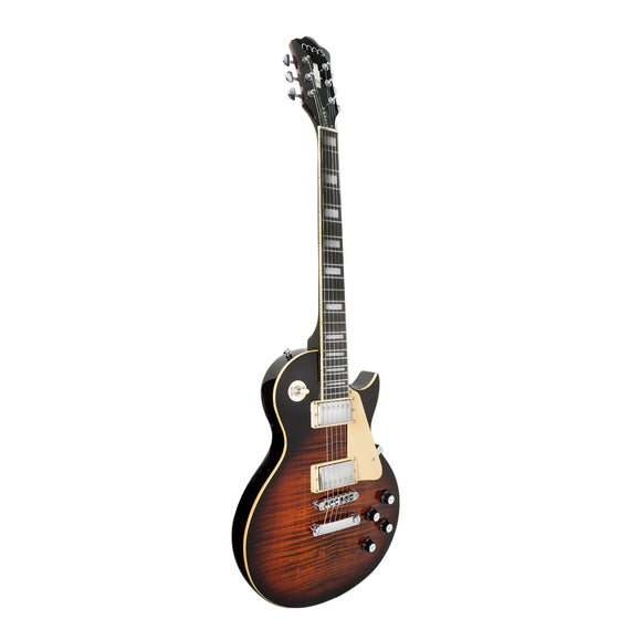 Guitarra eléctrica Single Cutaway Arch Top: Elegancia clásica, tono moderno. Mástil de caoba, perfil Modern C, diapasón de palo de rosa  MARS  LP-TRADITIONAL-TOS - Hergui Musical
