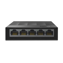 SWITCH DE 5 PUERTOS GIGABIT PARA ESCRITORIO TP-LINK LS1005G PLUG AND PLAY Y GREEN ETHERNET  LS1005G