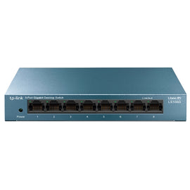 SWITCH GIGABIT TP-LINK LS108G, AZUL, 10 W, 8 PUERTOS  LS108G - Hergui Musical