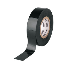 Cinta de aislar de 18m x19 mm negra   PRETUL    M-33P - Hergui Musical