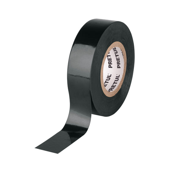 Cinta de aislar de 18m x19 mm negra   PRETUL    M-33P - Hergui Musical
