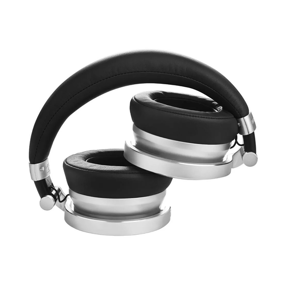Audífonos de diadema alámbricos e inalámbricos, cerrados, dinámicos, medidor VU de monitoreo visual  METERS M-OV-1-B-C-BLK - Hergui Musical