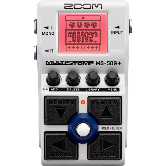Pedal multi efectos para guitarra  ZOOM  ZMS50GPLUS - Hergui Musical