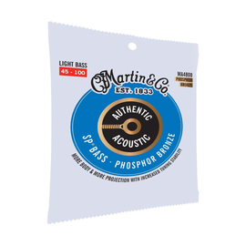 Juego de cuerdas Authentic light para bajo acustico, CAL. 45-100    MARTIN   41Y19MA4800 - Hergui Musical