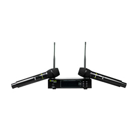 SISTEMA DE 2 MICRÓFONO DE MANO, ANTENAS DESMONTABLES, 50m DISTANCIA DE TRANSMISIÓN  INOVAUDIO  MD-202 - Hergui Musical