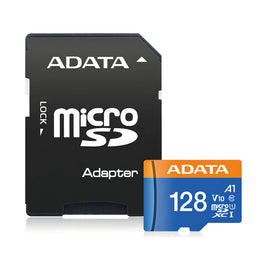 Memoria Micro SD ADATA AUSDX128GUICL10A1-RA1, 128 GB, 100 MB/s, Negro, Clase 10  MEMDAT2890 - Hergui Musical