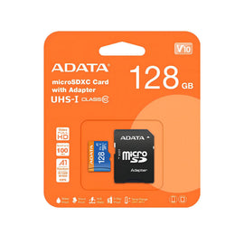 Memoria Micro SD ADATA AUSDX128GUICL10A1-RA1, 128 GB, 100 MB/s, Negro, Clase 10  MEMDAT2890 - Hergui Musical
