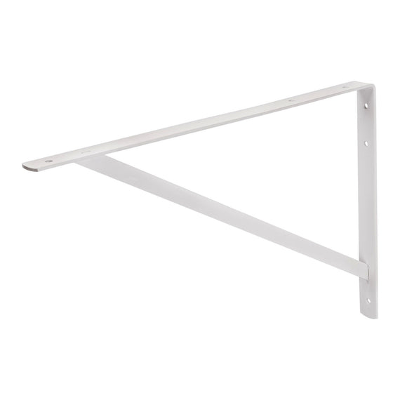 Ménsula de acero reforzada blanca 13 x 20