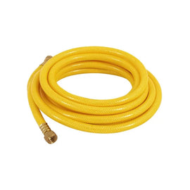 Manguera para gas, pvc amarilla, 3/8"x5 m, c/conexión, foset  MGA-50 - Hergui Musical