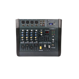 MEZCLADORA AMPLIFICADA 4 CANALES STEREO, 150w RMS x CANAL, SOUNDTRACK   4749MIX-4AMP3 - Hergui Musical
