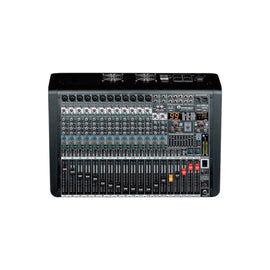 Mezcladora amplificada 16 Canales (12 Directos, 4 Compartidos)  SOUNDTRACK   MIX-7000-16 - Hergui Musical