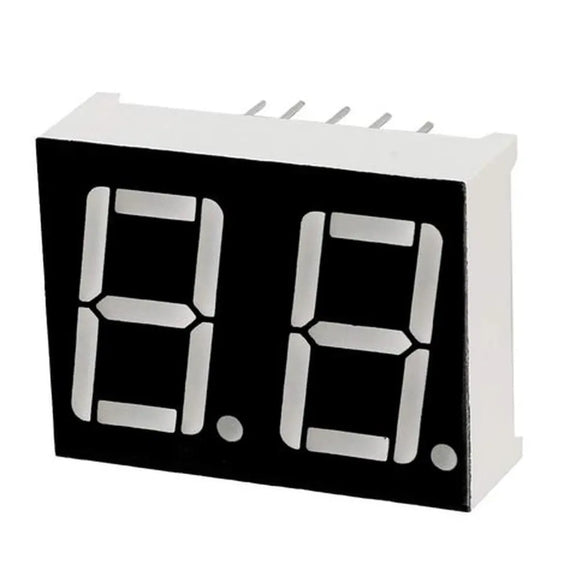 DISPLAY 7 SEGMENTOS 2 DIGITO ANODO  NEPTRONICS   NEP-MOD-738 - Hergui Musical