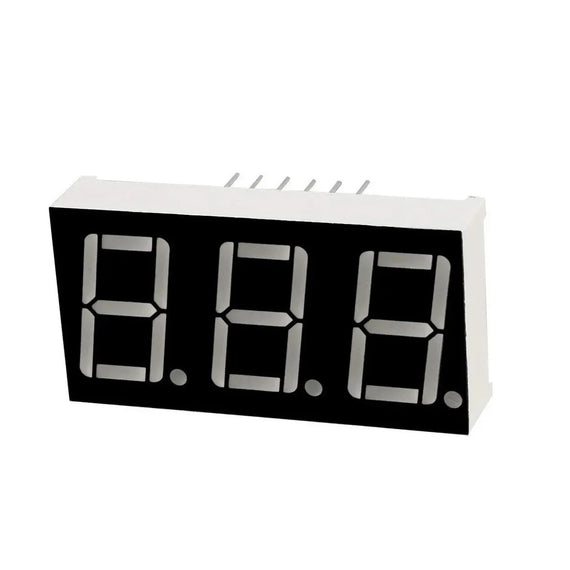 DISPLAY 7 SEGMENTOS 3 DIGITO ANODO  NEPTRONICS   NEP-MOD-740 - Hergui Musical