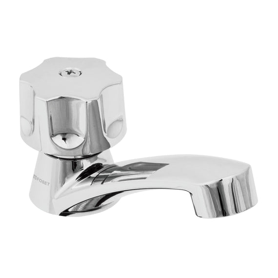 Llave individual para lavabo, maneral metálico, foset basic  M-142 - Hergui Musical
