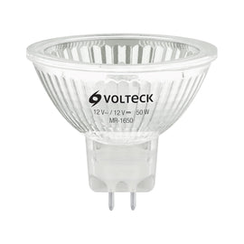 LAMPARA DE HALOGENO 50W TIPO mr 16 BASE gu5.3   VOLTECK    MR-1650 - Hergui Musical