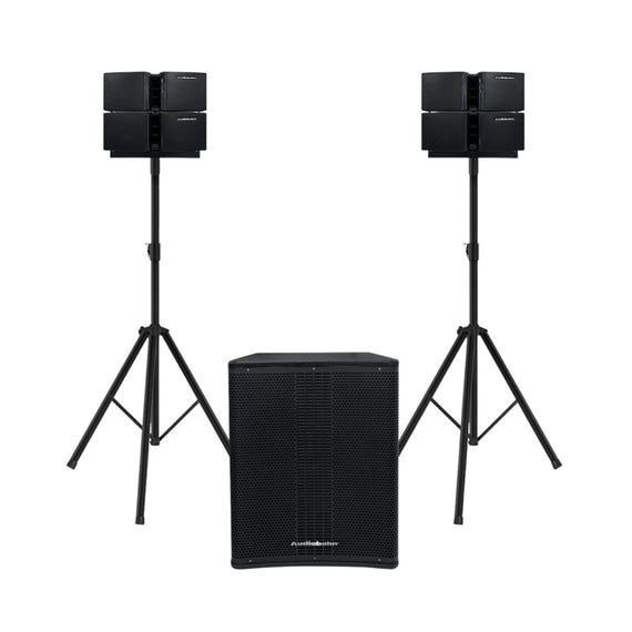 Sistema de audio Line Array Con Subwoofer 18