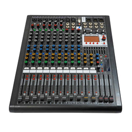 Mezcladora análoga 8 entradas XLR, 2 salidas XLR, 4 Salidas asignables en XLR  VAMAV   MV-12-PRO - Hergui Musical