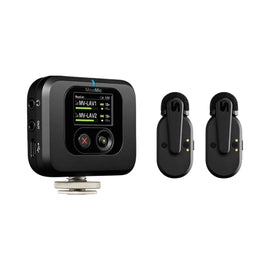 Sistema de microfono de solapa inalambrico de dos canales con receptor SHURE  MV-TWO-KIT - Hergui Musical