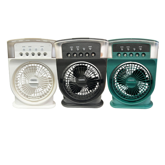 MINI VENTILADOR PERSONAL, NIEBLA FRIA, 3 VELOCIDADES, CONTENEDOR DE AGUA, HUMIDIFICADOR Y DIFUSIÓN  COZYNA  MV02W10 - Hergui Musical