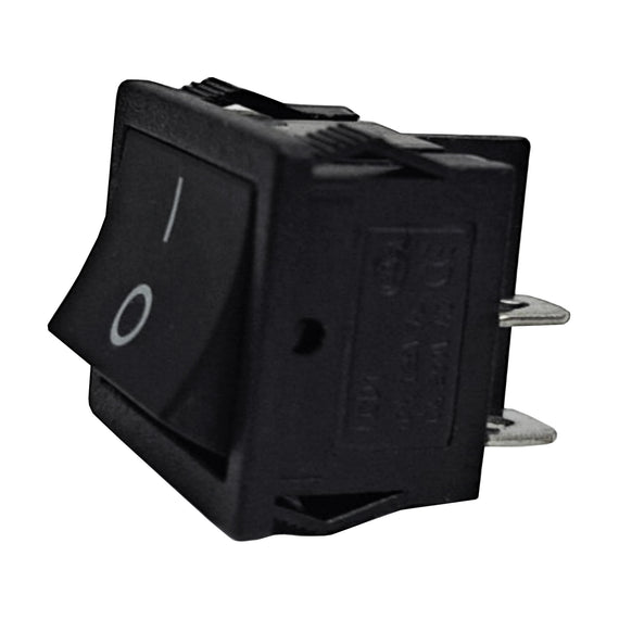 SWITCH BALANCIN 4 PATAS 2P 2T STD NEGRO  10A  125v  RADOX   835-082 - Hergui Musical