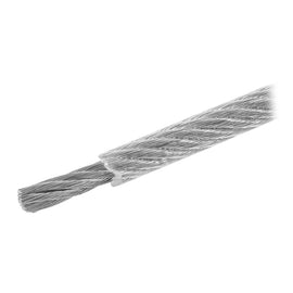 Metro de cable flexible 1/8" acero 7x19 recubierto pvc   FIERO   CAB-1/8FX - Hergui Musical