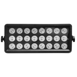 PAR LED EN FORMATO CITY COLOR 24 LEDS RGBW 4W, FRECUENCIA DE ESTROBO 30 FPS  MEGALUZ SHOW  CITY-960 - Hergui Musical