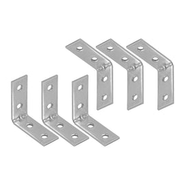 Paq. 6 Pzas. de escuadras esquineras 1-1/2" x 1-1/2", fiero   EESQ-1 1/2(6) - Hergui Musical