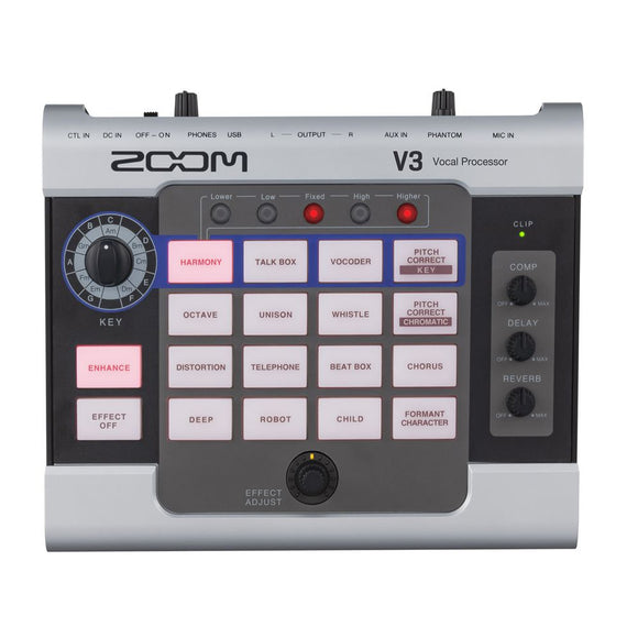 Procesador de voz  ZOOM ZV3 - Hergui Musical