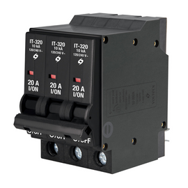 INTERRUPTOR TERMOMAGNÉTICO, 20A, 3 POLOS 20A   VOLTECK    IT-320