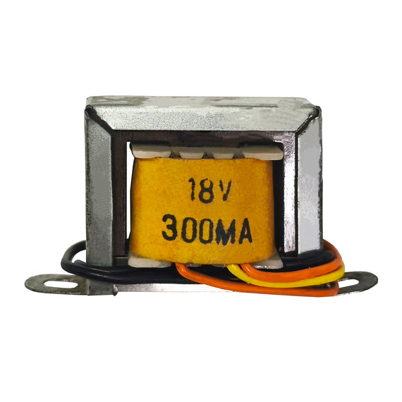 TRANSFORMADOR 18v 300Ma    TR18V-300MA - Hergui Musical