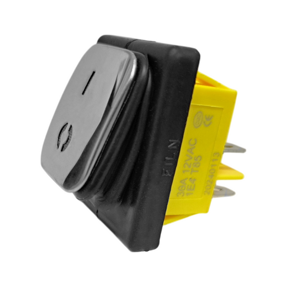 SWITCH (ON/OFF) 30A 12V CON PILOTO AZUL  RADOX    835-045 - Hergui Musical