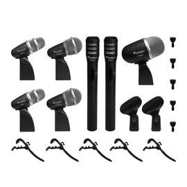 SET DE 7 MICROFONOS PARA BATERÍA   SOUNDTRACK DRM-7        DRM-7 - Hergui Musical