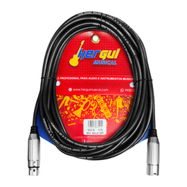 Cable 6m de canon macho a canon hembra  SKY GOLD  PBK  3CC-6 - Hergui Musical