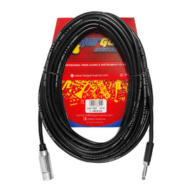 Cable 10m de plug 6.3mm macho mono a canon macho  SKY GOLD  PBK  3CP-10M - Hergui Musical