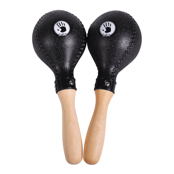 MARACAS PLASTICO NEGRO  5D2    5D2-MRK-2BK - Hergui Musical